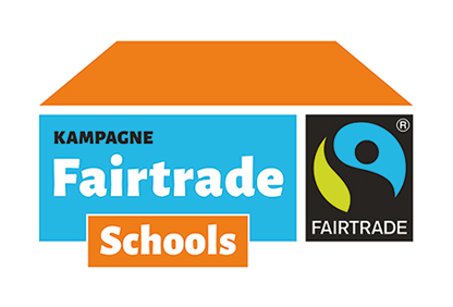 Fairtrade Logo - verlinkt zur FairTrade-Blogpage der Max-Born-Realschule